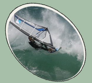 windsurfer in kapstadt